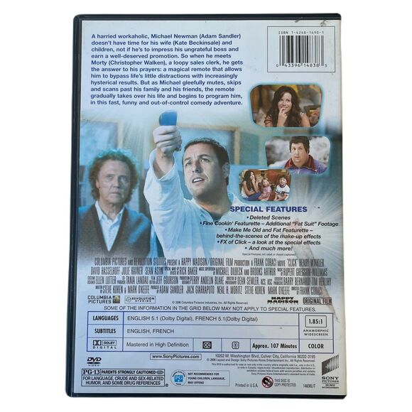 Click (DVD, 2006, Special Edition) - Picture 4 of 4